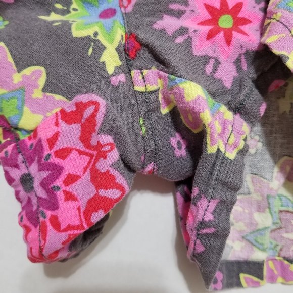 Old Navy shorts 14 Printed Linen Knight Time floral mandala print adjustable - Picture 7 of 16